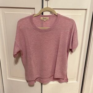 Madewell Cashmere Pink Short Sleeve Tee